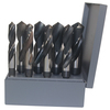 Drill America 9/16"-1"x16ths 8Pc. HSS Reduced Shank Drill Bit Set D/A1008-SET